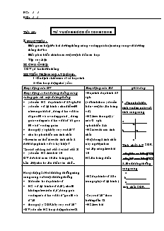 Giáo án Toán học 7 - Chương 1 - Tiết 10: Từ vuông góc đến song song