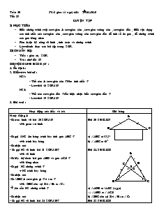 Giáo án Toán học 7 - Kỳ II - Tiết 37: Luyện tập