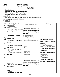 Giáo án Toán học 7 - Tiết 21: Luyện tập