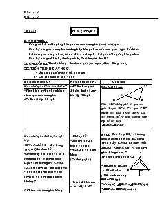 Giáo án Toán học 7 - Tiết 27: Luyện tập 2