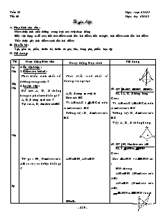 Giáo án Toán học 7 - Tiết 60: Luyện tập