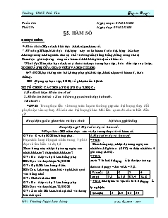 Giáo án Toán học 7 - Tuần 25