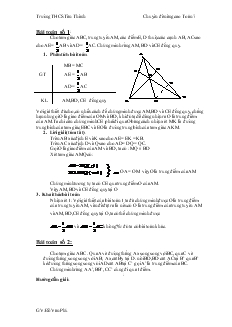 Chuyên đề Nâng cao Toán 7