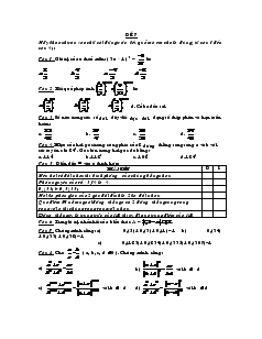 Đề thi Toán 7 - Đề 7