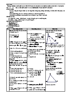 Giáo án Toán 7 - Tiết 47 - Bài 1: Quan hệ giữa góc và cạnh đối diện trong một tam giác