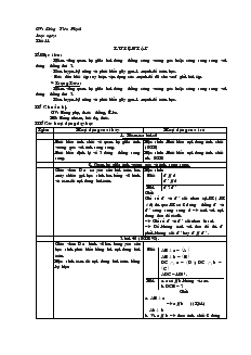 Giáo án Toán học 7 - Tiết 11: Luyện tập