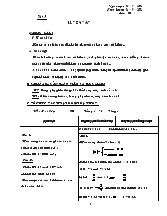 Giáo án Toán học 7 - Tiết 5: Luyện tập