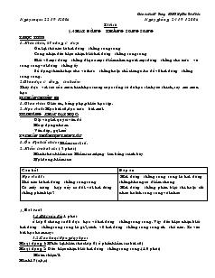 Giáo án Toán học 7 - Tiết 6: Hai đường thẳng song song