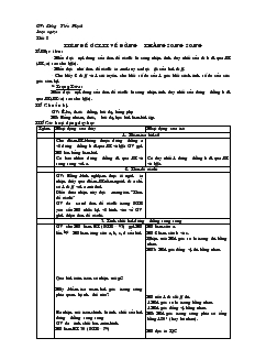 Giáo án Toán học 7 - Tiết 8: Tiên đề ơclit về đường thẳng song song