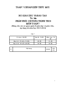 Giáo án Đại số 7 (trọn bộ năm 2013 - 2014)