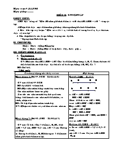 Giáo án Toán 7 - Tiết 10: Luyện tập