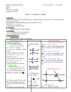 Giáo án Toán 7 - Tiết 11: Luyện tập