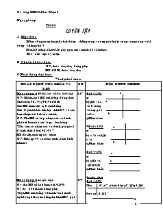 Giáo án Toán 7 - Tiết 11: Luyện tập