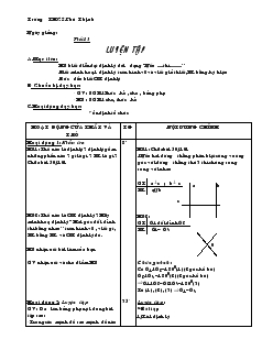 Giáo án Toán 7 - Tiết 13: Luyện tập