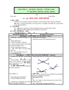 Giáo án Toán 7 - Tiết 1 đến tiết 17