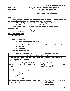 Giáo án Toán 7 - Tiết 1 đến tiết 17