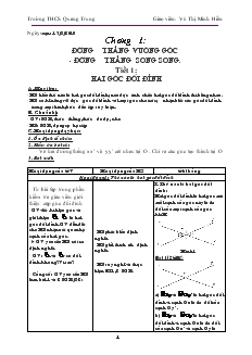 Giáo án Toán 7 - Tiết 1 đến tiết 69