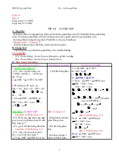 Giáo án Toán 7 - Tiết 21: Luyện tập