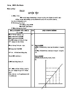 Giáo án Toán 7 - Tiết 32: Luyện tập