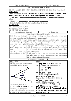 Giáo án Toán 7 - Tiết 33 đến tiết 70