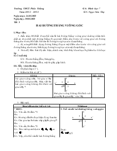 Giáo án Toán 7 - Tiết 3, 4