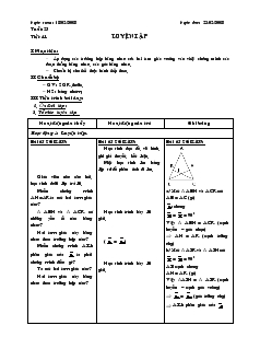 Giáo án Toán 7 - Tiết 41: Luyện tập