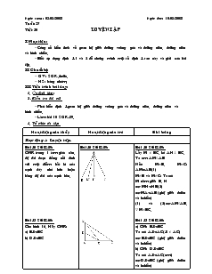 Giáo án Toán 7 - Tiết 50: Luyện tập