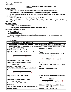Giáo án Toán 7 - Tiết 9: Khi nào thì am + mb = ab?