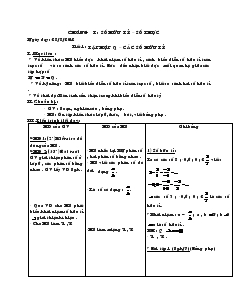 Giáo án Toán học 7 - Đại số - Tiết 1 đến tiết 36