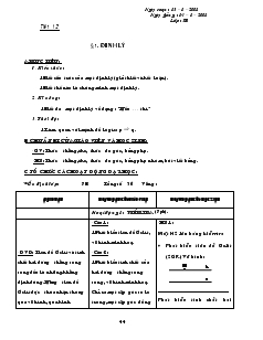 Giáo án Toán học 7 - Tiết 12: Định lý