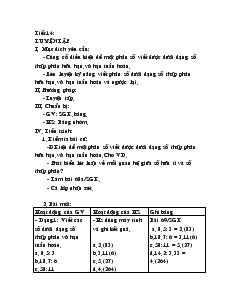 Giáo án Toán học 7 - Tiết 14: Luyện tập