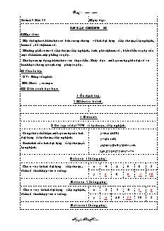 Giáo án Toán học 7 - Tuần 17