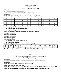 Giáo án Toán học 7 - Tuần 2 - Tháng 2 - Tiết 1: Nội dung: Ôn tập chương III