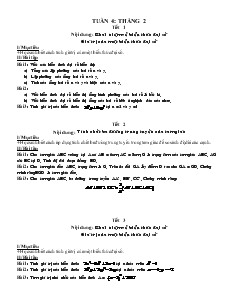 Giáo án Toán học 7 - Tuần 4 - Tháng 2 - Tiết 1: Nội dung: khái niệm về biểu thức đại số giá trị của một biểu thức đại số