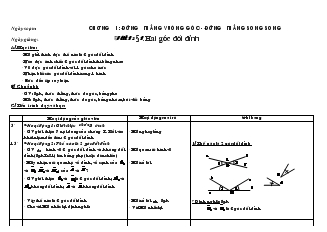 Giáo án Toán học lớp 7 - Tiết 1 đến tiết 30