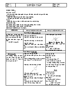 Giáo án Toán học lớp 7 - Tiết 2: Luyện tập