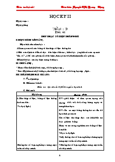 Giáo án Toán lớp 7 - Tiết 41 đến tiết 71