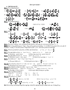 Ôn tập Toán 7