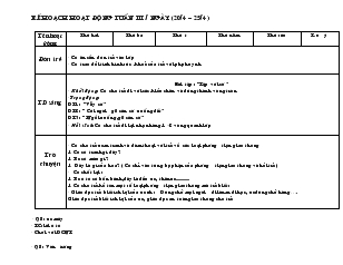 Giáo án Bé và giao thông (Tiếp)