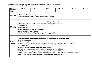 Giáo án Bé và giao thông (tiếp theo)