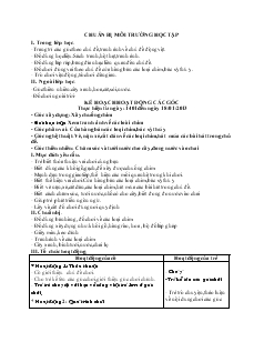 Giáo án mẫu giáo lớp 3 tuổi - Chủ đề động vật (Tuần 4)