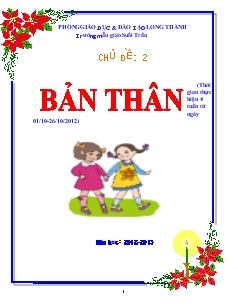 Giáo án mầm non lớp 3 tuổi (Hay)