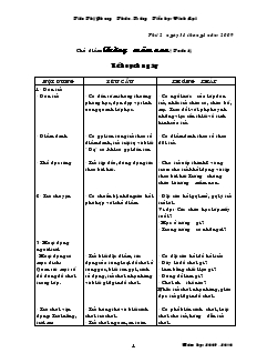 Giáo án mầm non lớp 4 tuổi - Chủ điểm: Trường mầm non (Tuần 2)