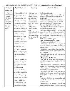 Giáo án mầm non lớp 4 tuổi - Tuần 3