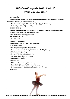 Vui chơi ngoài trời tuần 4 (nhu cầu gia đình)
