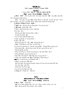 Giáo án lớp 4 - Tuần 12