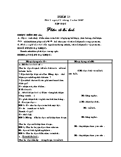 Giáo án lớp 5 - Tuần 23