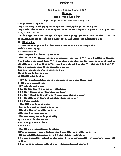 Giáo án lớp 5 - Tuần 29