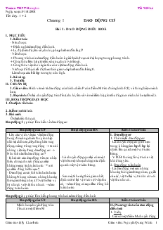 Giáo án môn Vật lớp 12 (cơ bản)