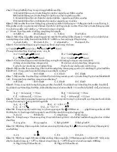 60 câu trắc nghiệm Vật lý đại học + đáp án (2)